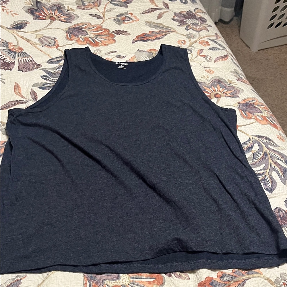 Old Navy Mens Dark Blue Tank Top